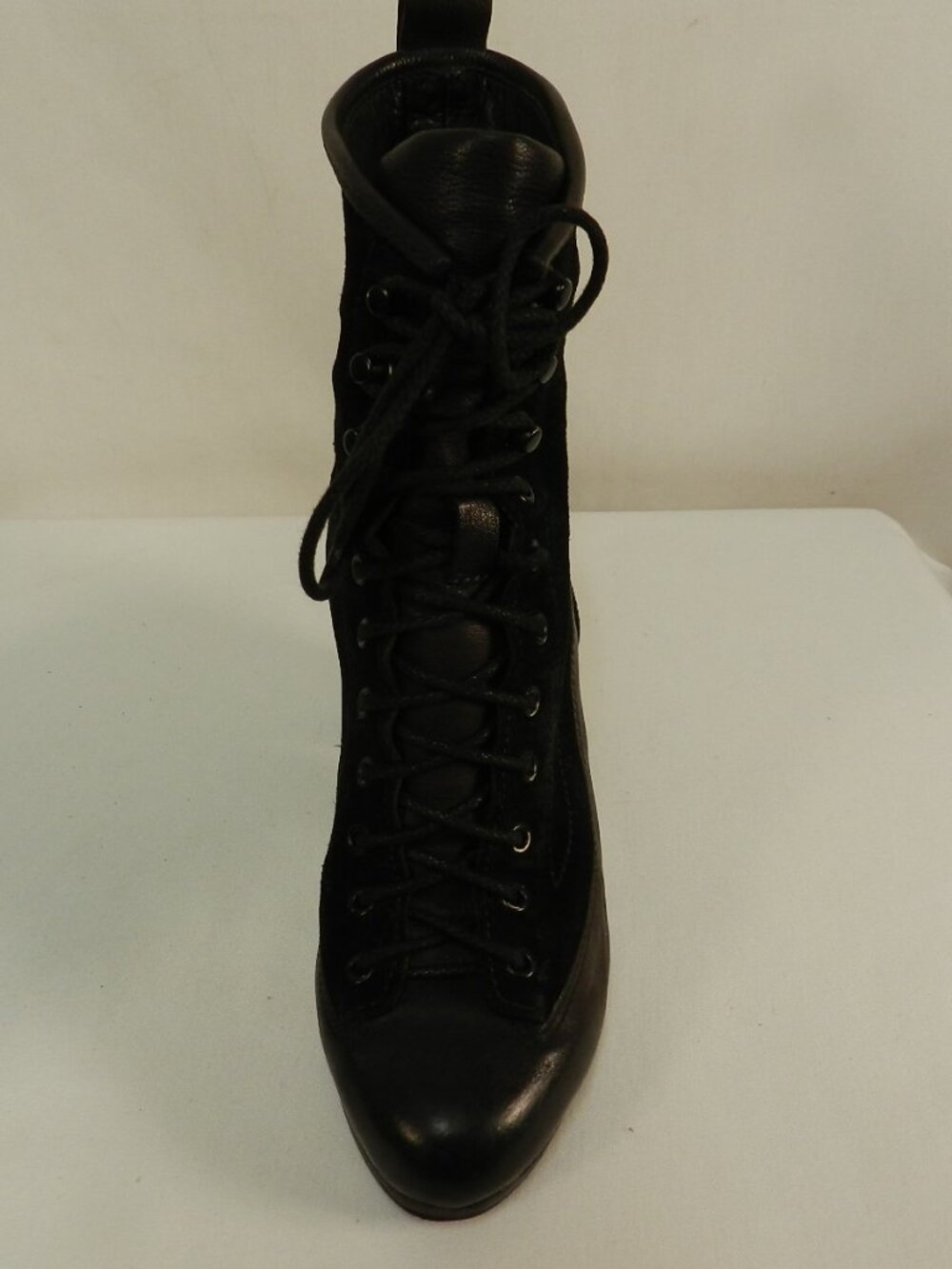 Rag & Bone Leather & Suede color-block heeled lace up boots Size Sz 37 US 7 - Picture 7 of 14